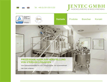 Tablet Screenshot of jentec24.de